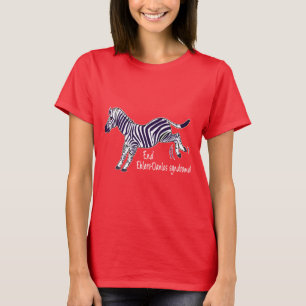 Ende Ehlers-Danlos Syndrom mit Zebra T-Shirt