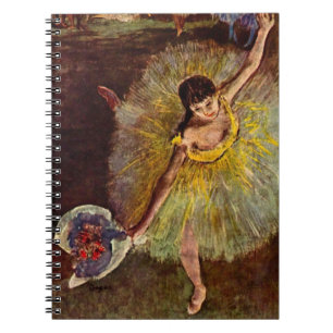 Ende einer Arabesque von Edgar Degas, Vintage-Ball Notizblock