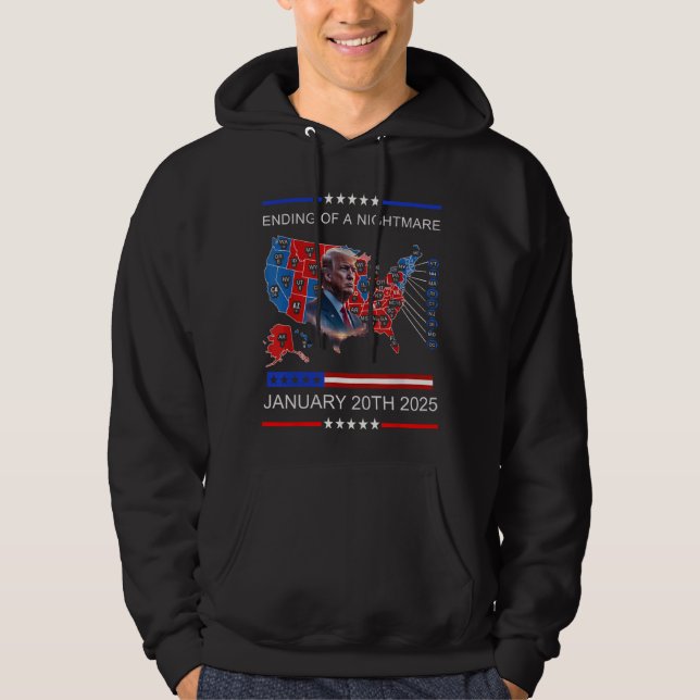 Ende eines Albtraums 20. Januar 2025 Hoodie (Vorderseite)