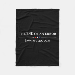Ende eines Fehlers 20. Januar 2025 Trump Inaugu Fleecedecke
