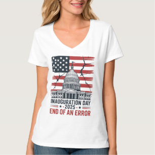Ende eines irrigen patriotischen 2025 Einweihungs- T-Shirt
