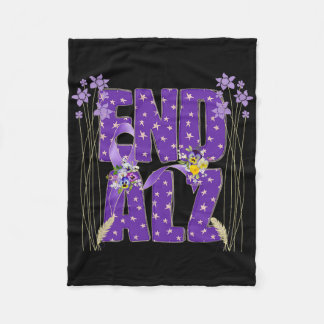 Ende Heimer Lila Floral Stiefmütterchen Demenz Hei Fleecedecke