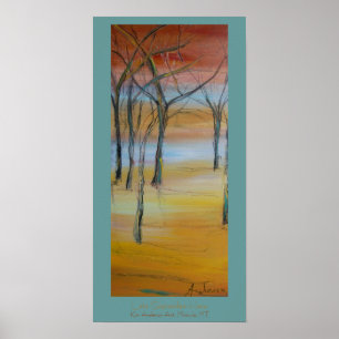 Ende September Haze-Poster von Kim Anderson Poster