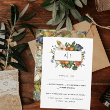 Ende Sommer Citrus Floral | RSVP für botanische Ho
