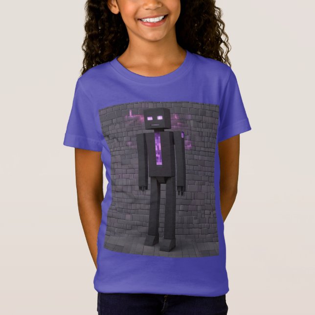 Enderman Statue T-Shirt (Vorderseite)