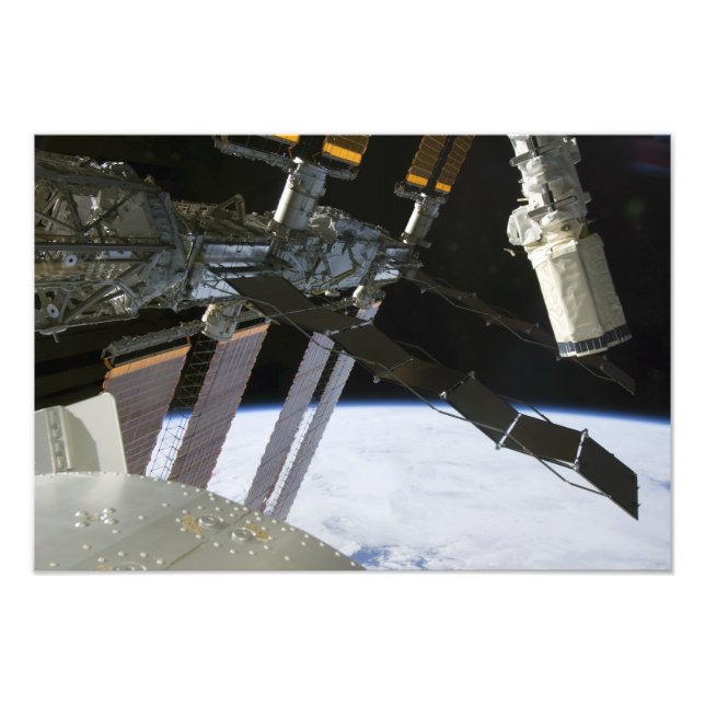 Endevor's Arm inmitten des internationalen Raumsta Fotodruck (Vorne)