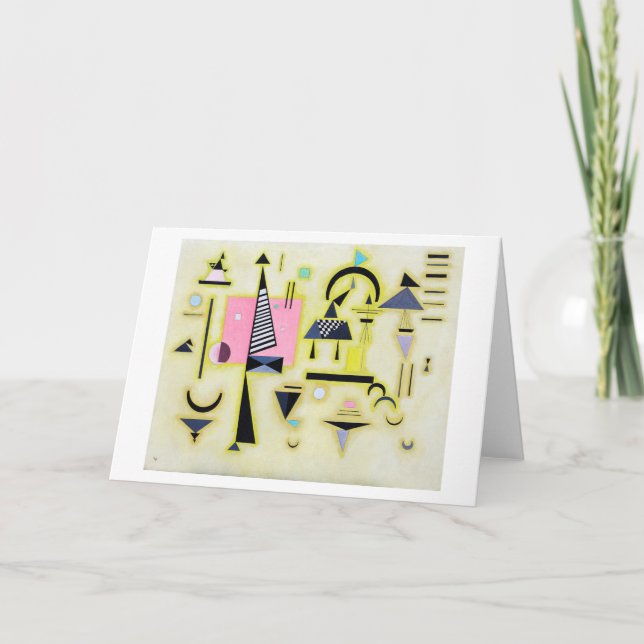 Endgültige Rosy, Wassily Kandinsky Karte (Vorderseite)