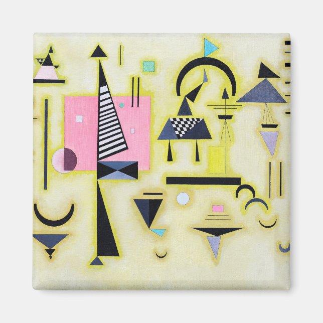 Endgültige Rosy, Wassily Kandinsky Magnet (Vorne)