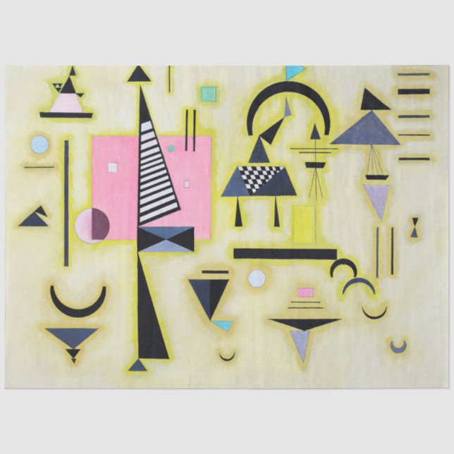 Endgültige Rosy, Wassily Kandinsky Seidenpapier (Vorderseite)