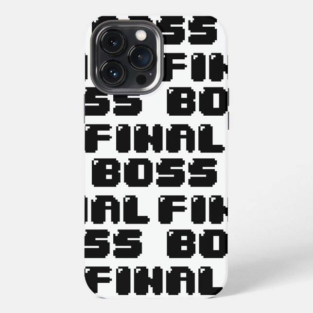 ENDGÜLTIGER BOSS iPhone 13 PRO MAX HÜLLE (Rückseite)