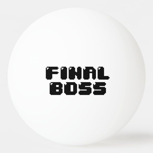 ENDGÜLTIGES BOSS TISCHTENNISBALL (Vorderseite)