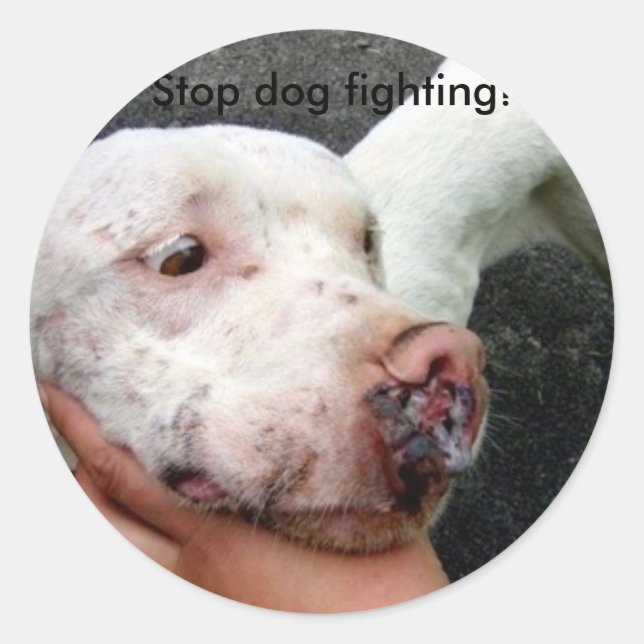 Endhundefighting! Aufkleber (Vorderseite)