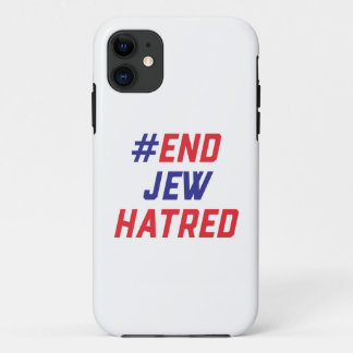 #EndJewHatred iPhone Case in Weiß