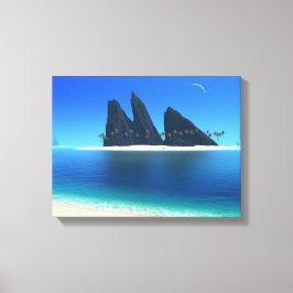 Endless Blue (Original) Wrapped Canvas Leinwanddruck