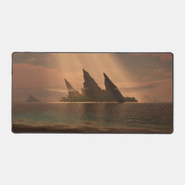 Endless Blue (Sunbeam) Schreibtischunterlage