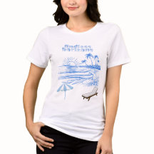 Endless Horizon Sonnenuntergangs-T-Shirt – Strand 