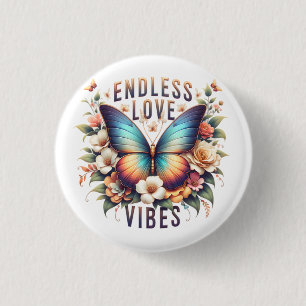 Endless Love Vibes Schmetterling Art-96281 Button