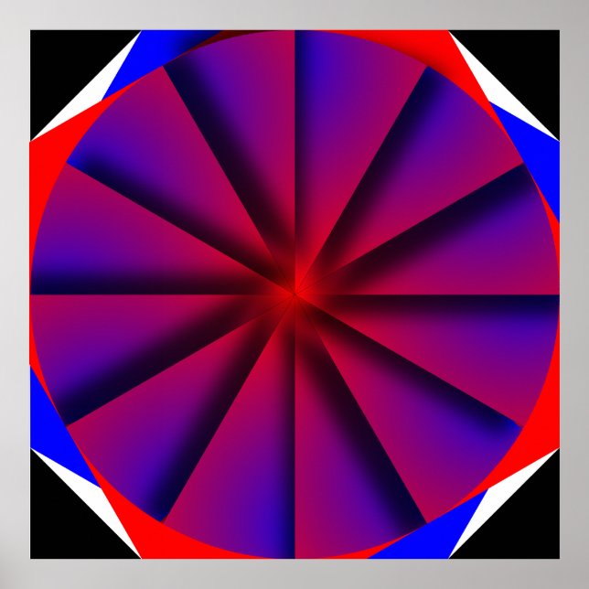Endless Pinwheel von Kenneth Yoncich Poster (Vorne)