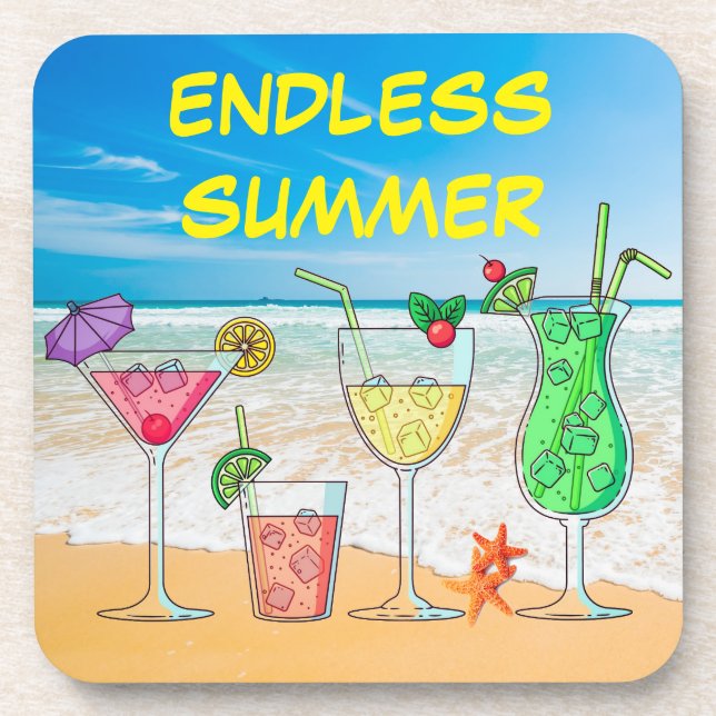 ENDLESS SOMMER GETRÄNKEUNTERSETZER (Vorderseite)