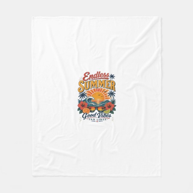 Endless Summer  Fleecedecke (Vorderseite)