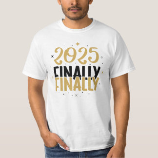 Endlich 2025 New Years Men's Basic T - Shirt