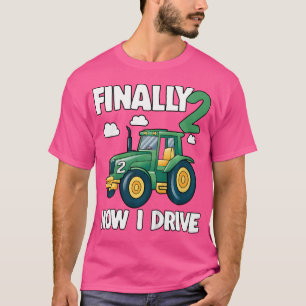 Endlich 2 Jetzt fahre ich 2. Geburtstag Party Boy  T-Shirt