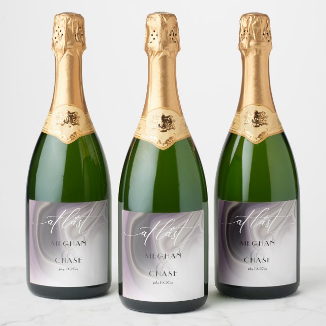 Endlich Dusty Plum Agate Abstrakt (Flaschen)