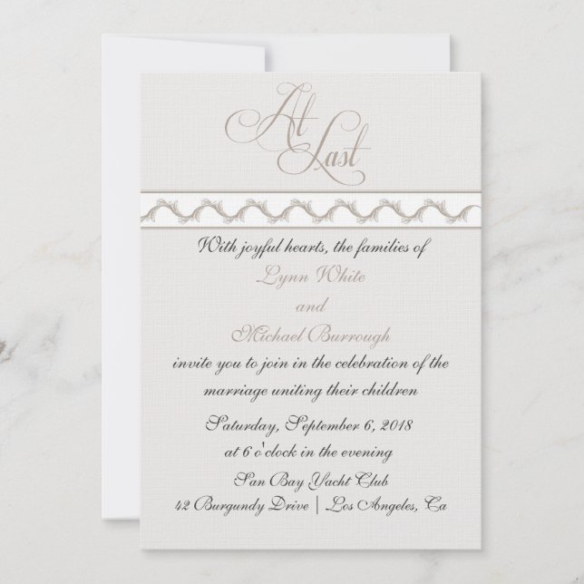 Endlich Einladung (Vorderseite)