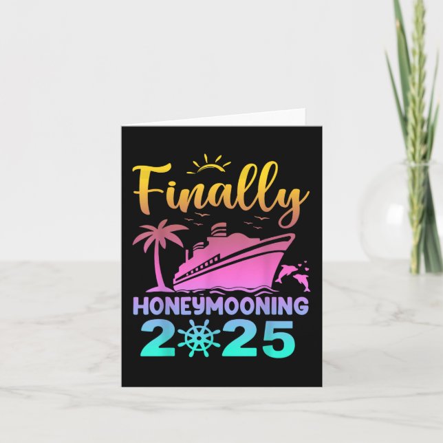 Endlich Flitterwochen 2025 Romantic Cruise Honeymo Karte (Vorderseite)