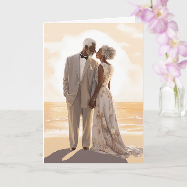 Endlich gemeinsam karte (Orchidee)