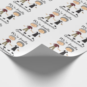 Endlich Großeltern Geschenkpapier