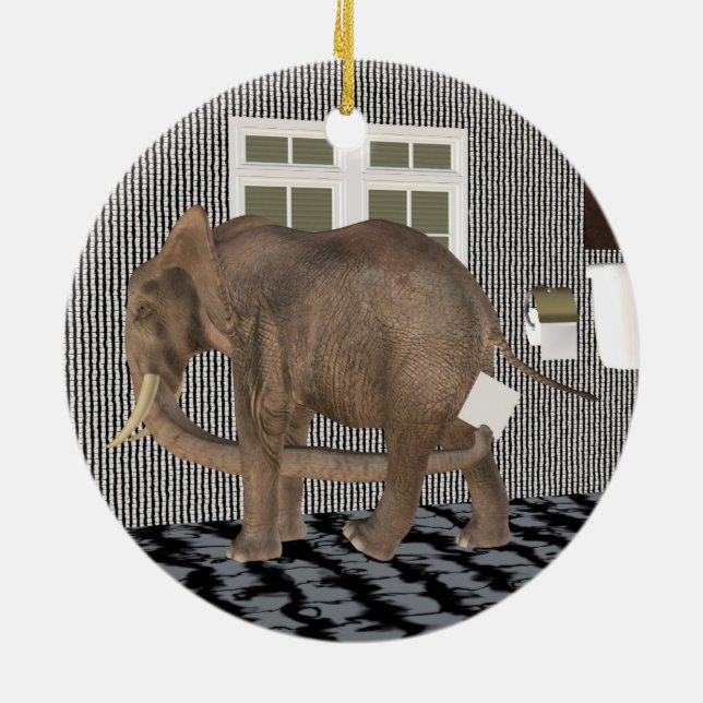 Endlich Housebroken Keramikornament (Hinten)