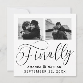 Endlich Minimalistische Hochzeit 2 Foto Save the D Save The Date