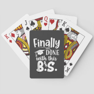 Endlich mit diesem BS Funny Abschluss 2025 getan Spielkarten