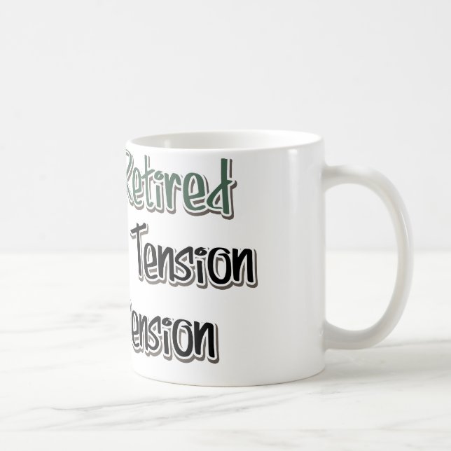 Endlich müde: Auf Wiedersehen Tension, Hallo Pensi Kaffeetasse (Rechts)