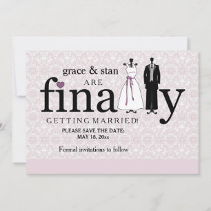Endlich "Save the Date"-Mitteilung Save The Date