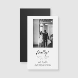 Endlich Skript Foto Magnetische Hochzeit Termin me Magnetkarte