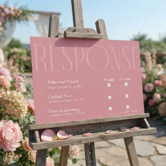 Endlich verheiratet moderne Hochzeits RSVP Einladung