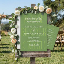 Endlich verheiratet Moderne Hochzeitseinladung