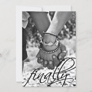 Endlich Verlobungsanzeige Einladung