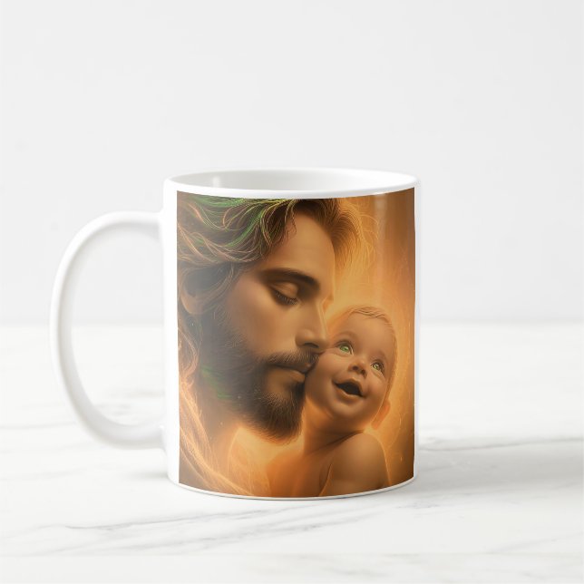 Endlos Vater Kind Anleihe Kaffeetasse (Links)