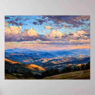 Endlose blaue Horizonte Poster