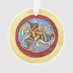 Endlose Knoten bei Tieren Ornament
