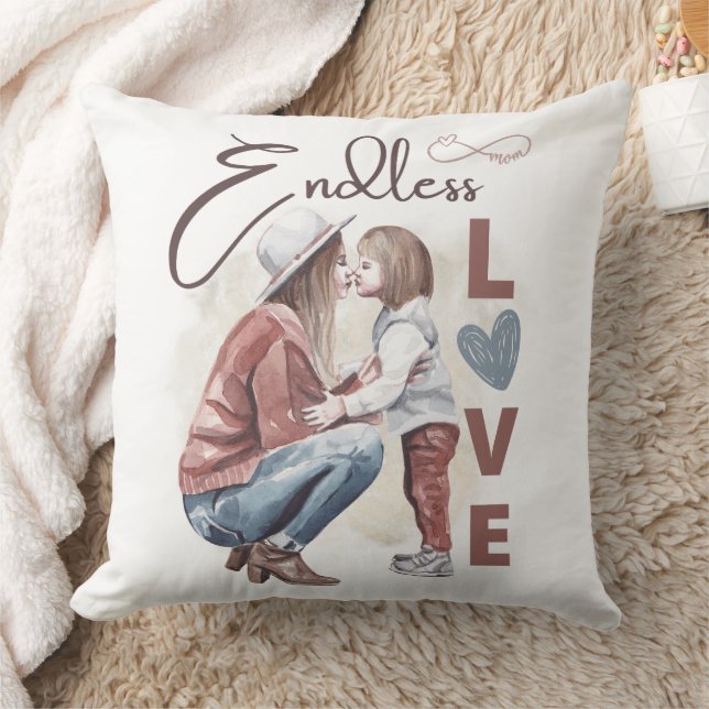 Endlose Liebe Kissen (Decke)