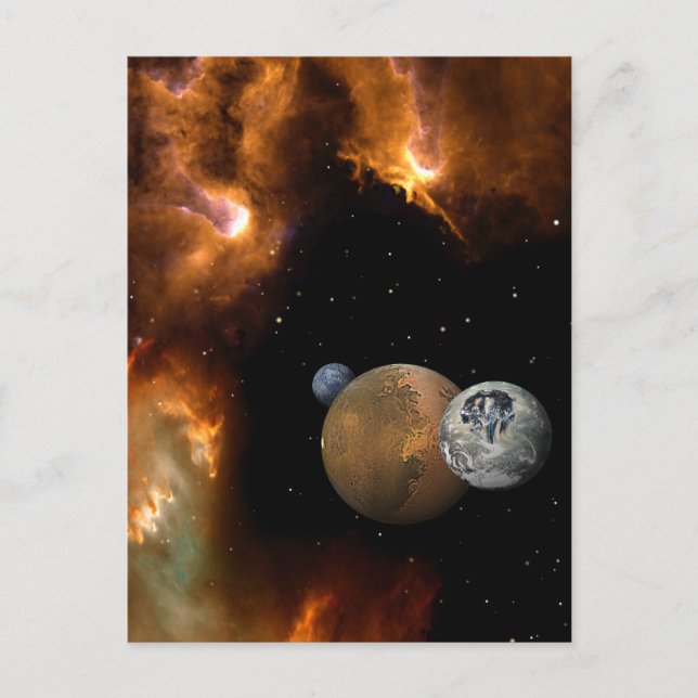 Endlose Nacht 2 Postkarte (Vorderseite)