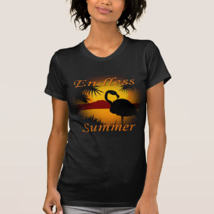 Endlose Sommerorange T-Shirt