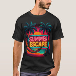 Endlose Sommerpause - Retro Sunset Adventure T-Shirt