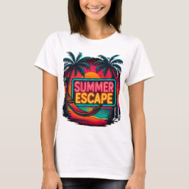 Endlose Sommerpause - Retro Sunset Adventure T-Shirt