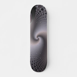 Endlose Spiralen - Fraktal Art Skateboard