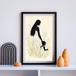 Endlose Umarmung – Mutter und Kind II Poster